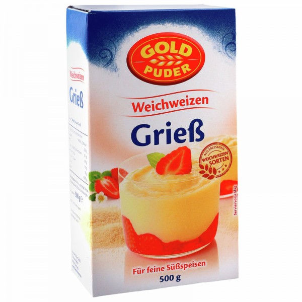 Goldpuder Weichweizen Grieß 500g