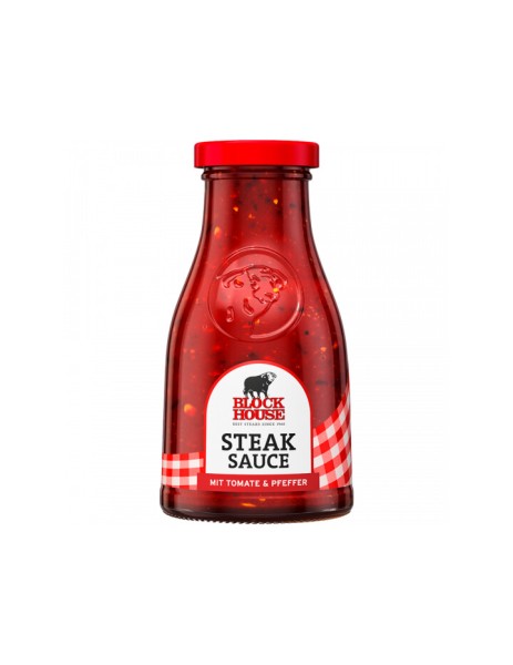 Block House Steak Sauce mit Tomate & Pfeffer, 240ml