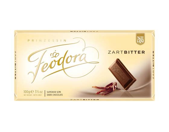 Feodora Zartbitter Schokolade 100g