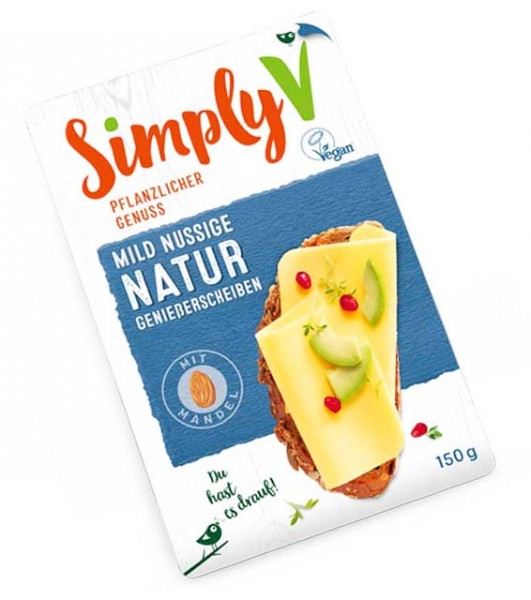 Simply V Pflanzliche Genießerscheiben Natur 150g