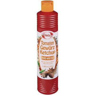 Hela Tomaten Gewürzketchup 800ml