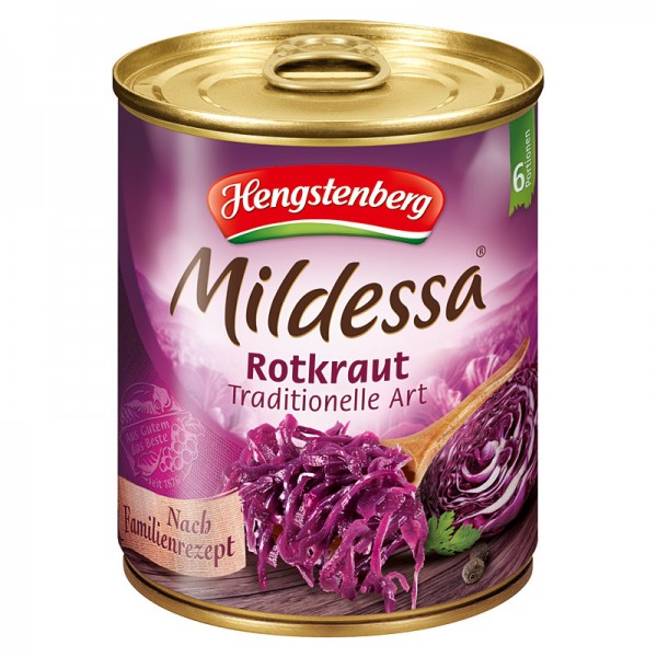 Mildessa Rotkraut Traditionelle Art 850ml Dose, 770g