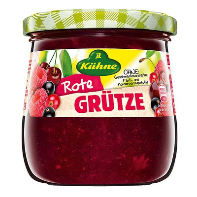 Kühne Rote Grütze Gartenfrüchte 375g