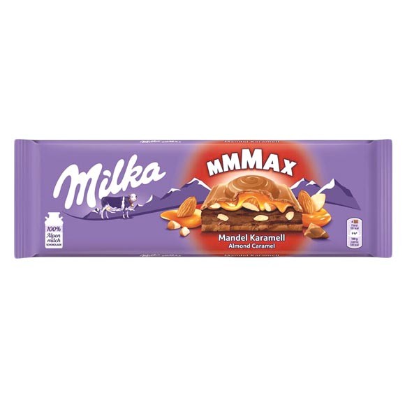 Milka MMMAX Mandel Karamell Schokolade 300g