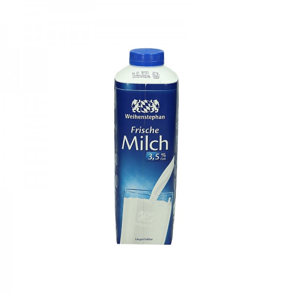 Weihenstephan Frische Vollmilch 3,5 %, 1L
