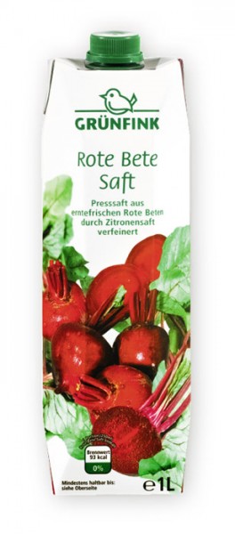 Grünfink Rote Bete Saft 1L