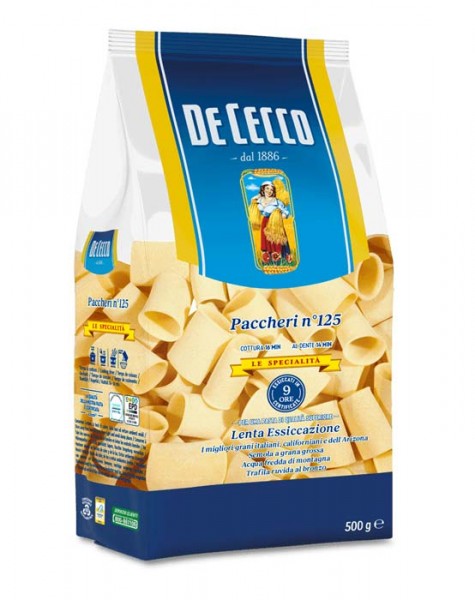 De Cecco Paccheri Nudeln Nr.125 500g