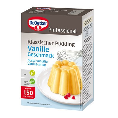 Dr. Oetker Klassischer Pudding Vanille-Geschmack erg. ca. 150 Port. á 100g