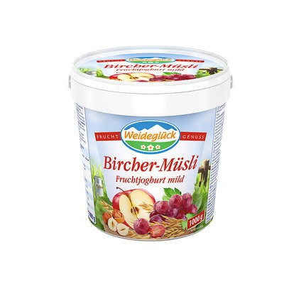 Weideglück Fruchtjoghurt Bircher Müsli 3,5% 1kg