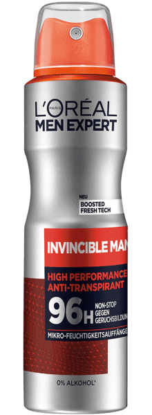 Loreal MEN Deo Spray Invincible Man, 96H, 150ml