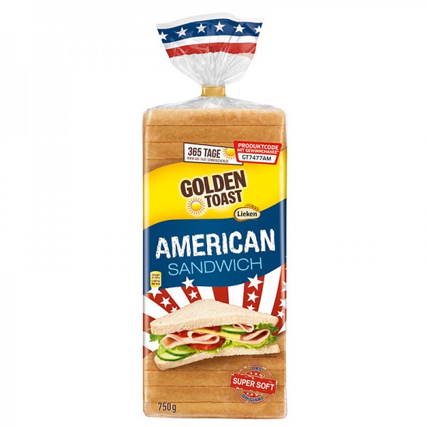 Golden Toast American Sandwichbrot 750g