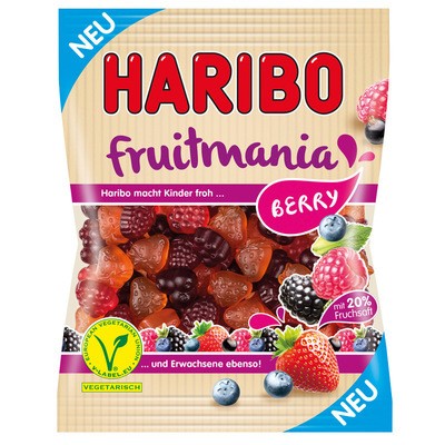 Haribo Fruitmania Berry 160g