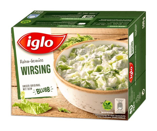 Iglo Rahm Gemüse Wirsing 500g