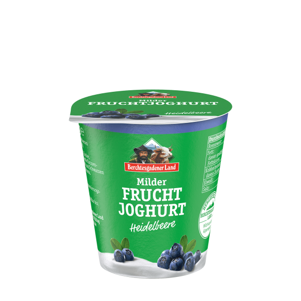 Berchtesgadener Land Milder Fruchtjoghurt Heidelbeere 3,5%, 100g