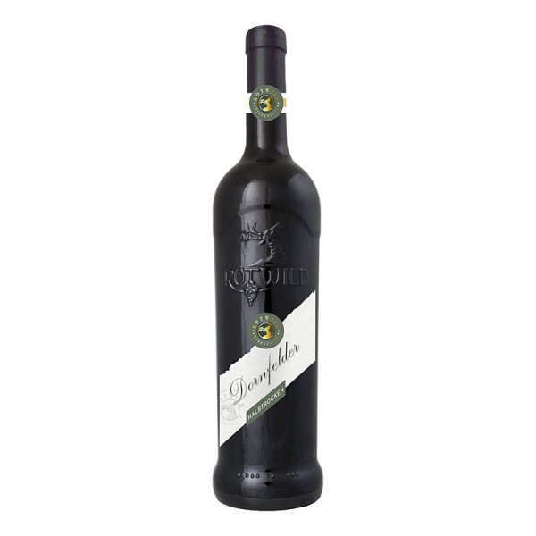 Rotwild Dornfelder Rotwein halbtrocken 0,75L 12% Vol.