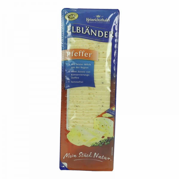 Elbländer Käse Pfeffer in Scheiben 500g