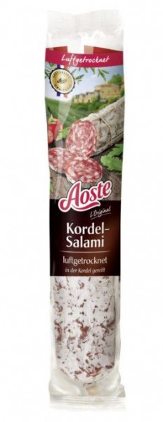 Aoste Kordel Salami luftgetrocknet in der Kordel gereift 250g