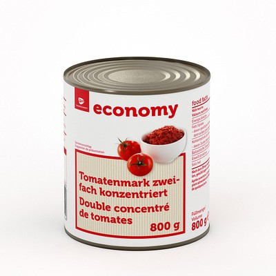 Tomatenmark Zweifach Konzentriert, 800g
