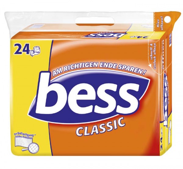 Bess Toilettenpapier Classic 3-lagig XL 24x150 Blatt