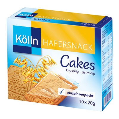 Kölln Cakes Hafersnack 10x20g