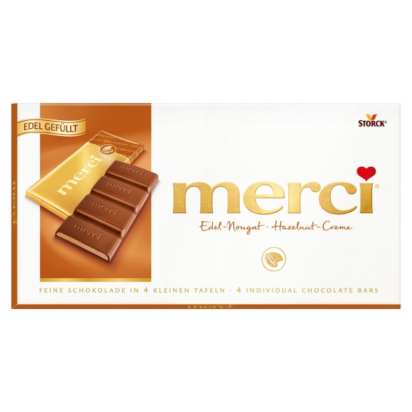 Merci Schokolade Edel-Nougat 112g