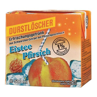 Durstlöscher Eistee Pfirsich 0,5L