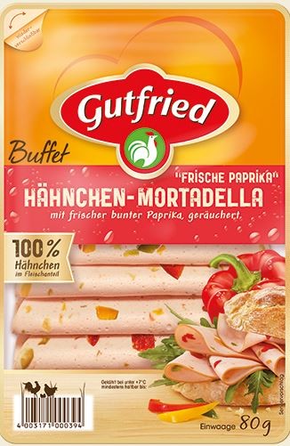 Gutfried Hähnchen Mortadella 80g