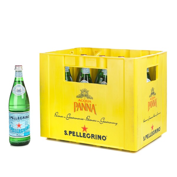 San Pellegrino Mineralwasser 16x 0,75L