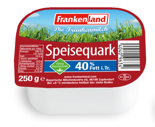 FrankenLand Speisequark 40% 250g