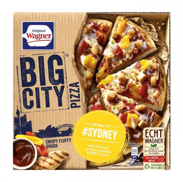 Original Wagner Big City Pizza Sydney BBQ Chicken 425g