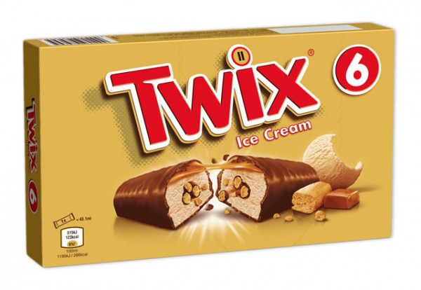 Twix Eis Ice Cream Riegel 6 Stück