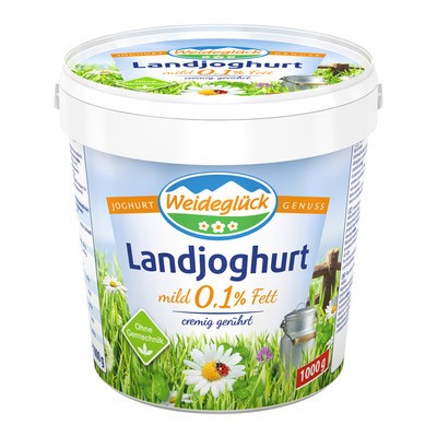 Weideglück Joghurt Natur 0,1% 1kg