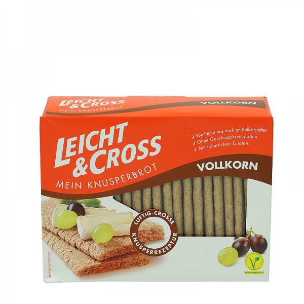 Knusperbrot Leicht & Cross Vollkorn 125g