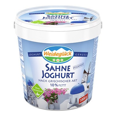 Weideglück Sahne Joghurt nach griechischer Art 10% 1kg