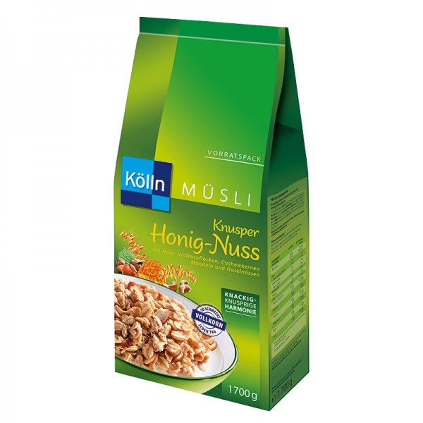 Kölln Müsli Knusper Honig Nuss XL 1,7kg