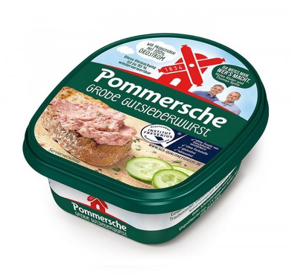 Rügenwalder Pommersche Grobe Gutsleberwurst, 125g