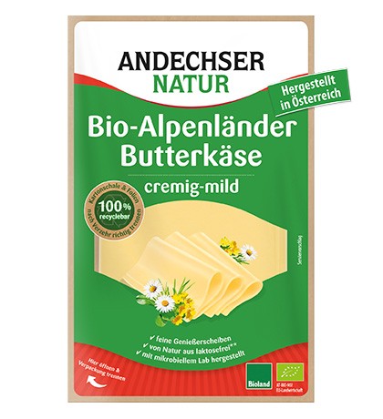 Andechser Bio Alpenländer Butterkäse 50% 150g