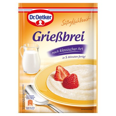 Dr. Oetker Griessbrei Süsse Mahlzeit 92g