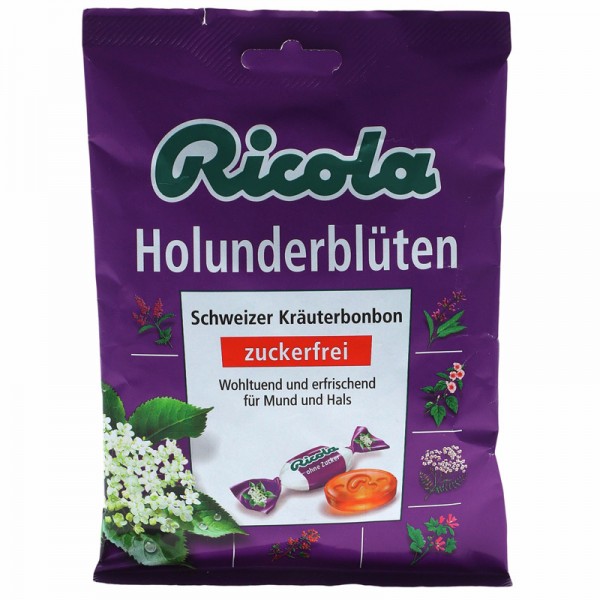 Ricola Holunderblüten zuckerfrei, 75g