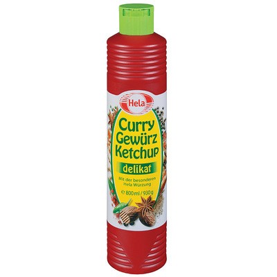 Hela Curry Gewürzketchup delikat 800ml