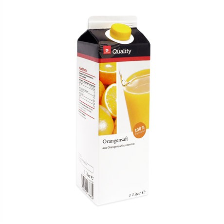 Orangensaft 100% Fruchtgehalt 1L