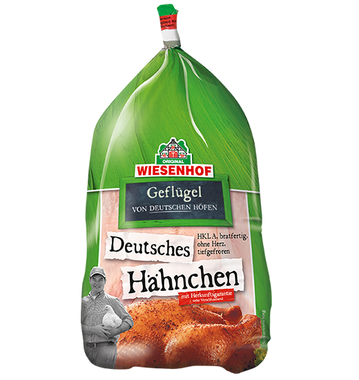 Hähnchen bratfertig, tiefgefroren, 1000g