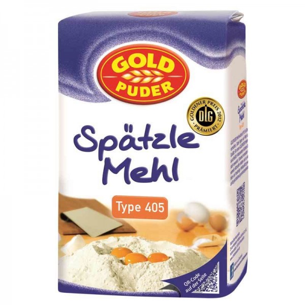 Gold Puder Spätzle Mehl Type 405 1kg