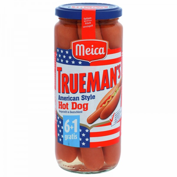 Meica Trueman's American Style Hot Dog 350g