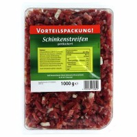 Abraham Schinkenstreifen Geräuchert, XXL-Packung, 1kg