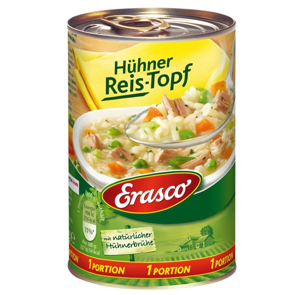 Erasco Hühner-Reistopf 400g