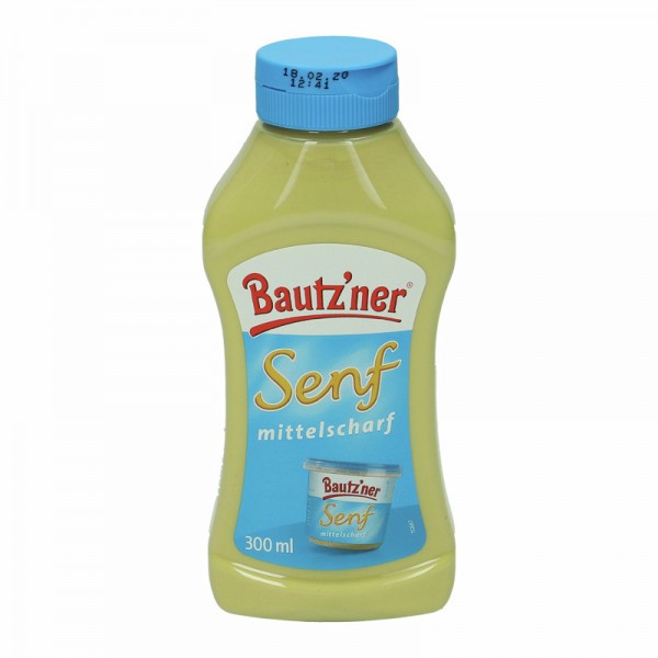 Bautz`ner Senf mittelscharf 300ml