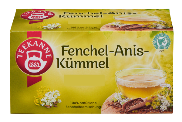 Teekanne Fenchel Anis-Kümmel 20x3g