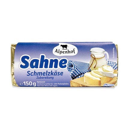 Schmelzkäsezubereitung Sahne Blöckchen 150g