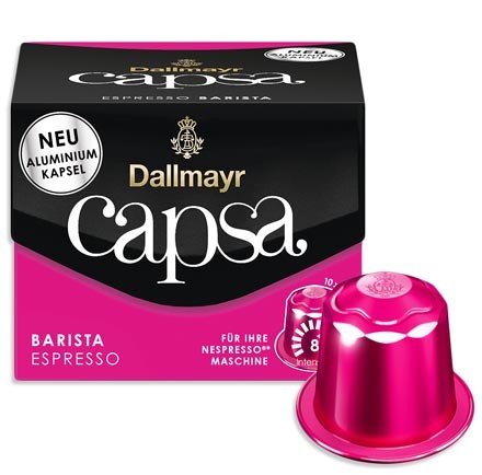 Dallmayr Capsa Espresso Barista Kaffee Kapseln 10 Stück